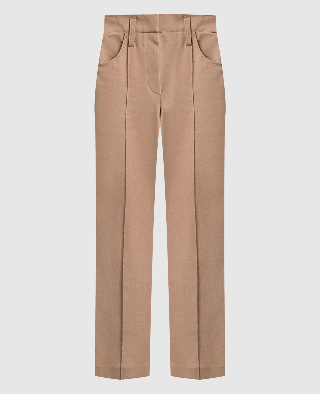 

Dark beige eco-brass trousers Brunello Cucinelli