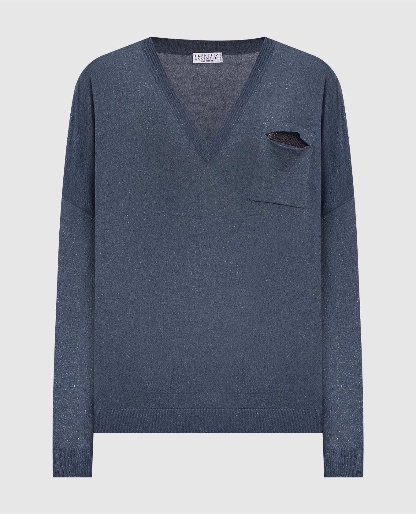 

Blue half-over with lurex and monil chain Brunello Cucinelli, Light blue