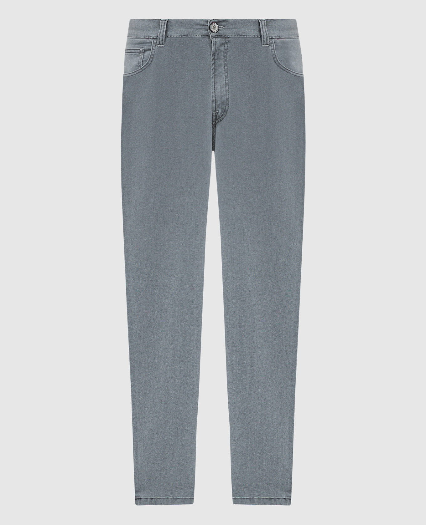 

Gray jeans with logo Stefano Ricci, Grey