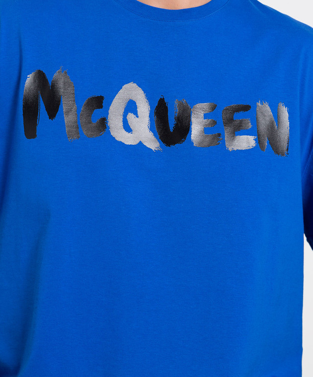 Tシャツ・カットソー alexander mcqueen GRAFFITI PRINT T-SHIRT (622104 QVZ570922) Alexander McQueen Logo graffiti-print t-shirt | Black | FARFETCH