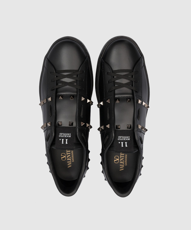 Valentino Black leather sneakers 11. Rockstud Untitled 3Y2S0931BXE buy with Greece delivery at Symbol