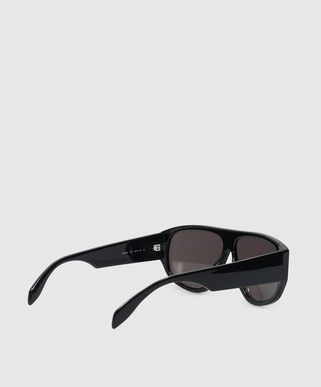 Alexander McQueen サングラス Alexander McQueen - Graffiti Mask black sunglasses 712384J0740