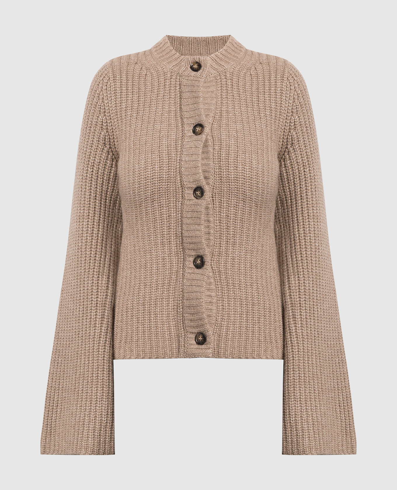 

Brown cashmere cardigan Lou Lou Studio