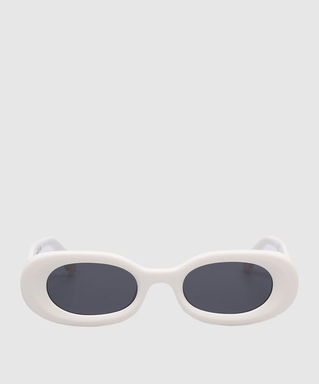 【送料&関税込】Off-White Oeri087 Amalfi Sunglasses - Unisex Off-White Amalfi OERI087 Oval Sunglasses | Fashion Eyewear UK