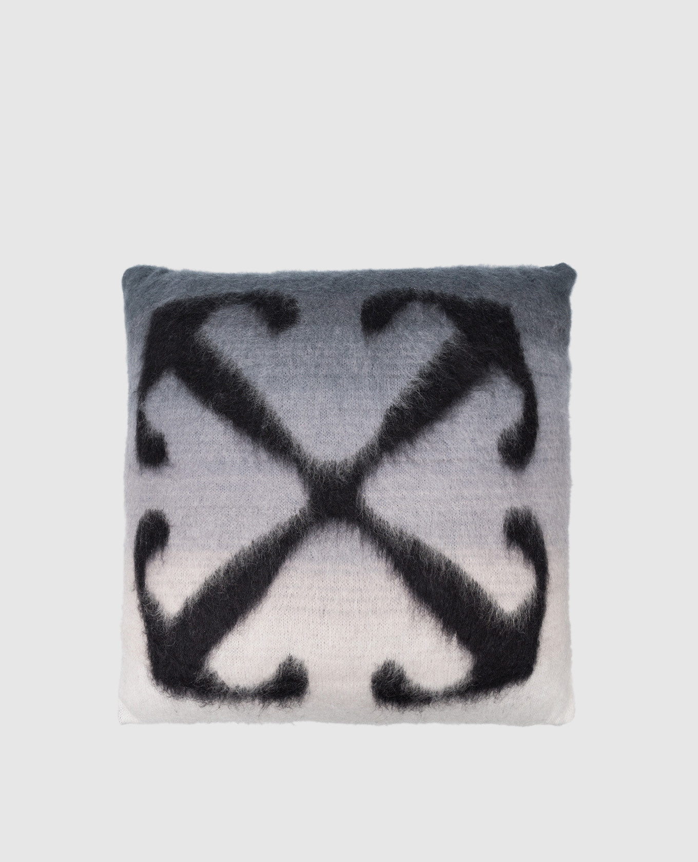 

Pillow with Arrow logo pattern with gradient effect Off-White, Grey