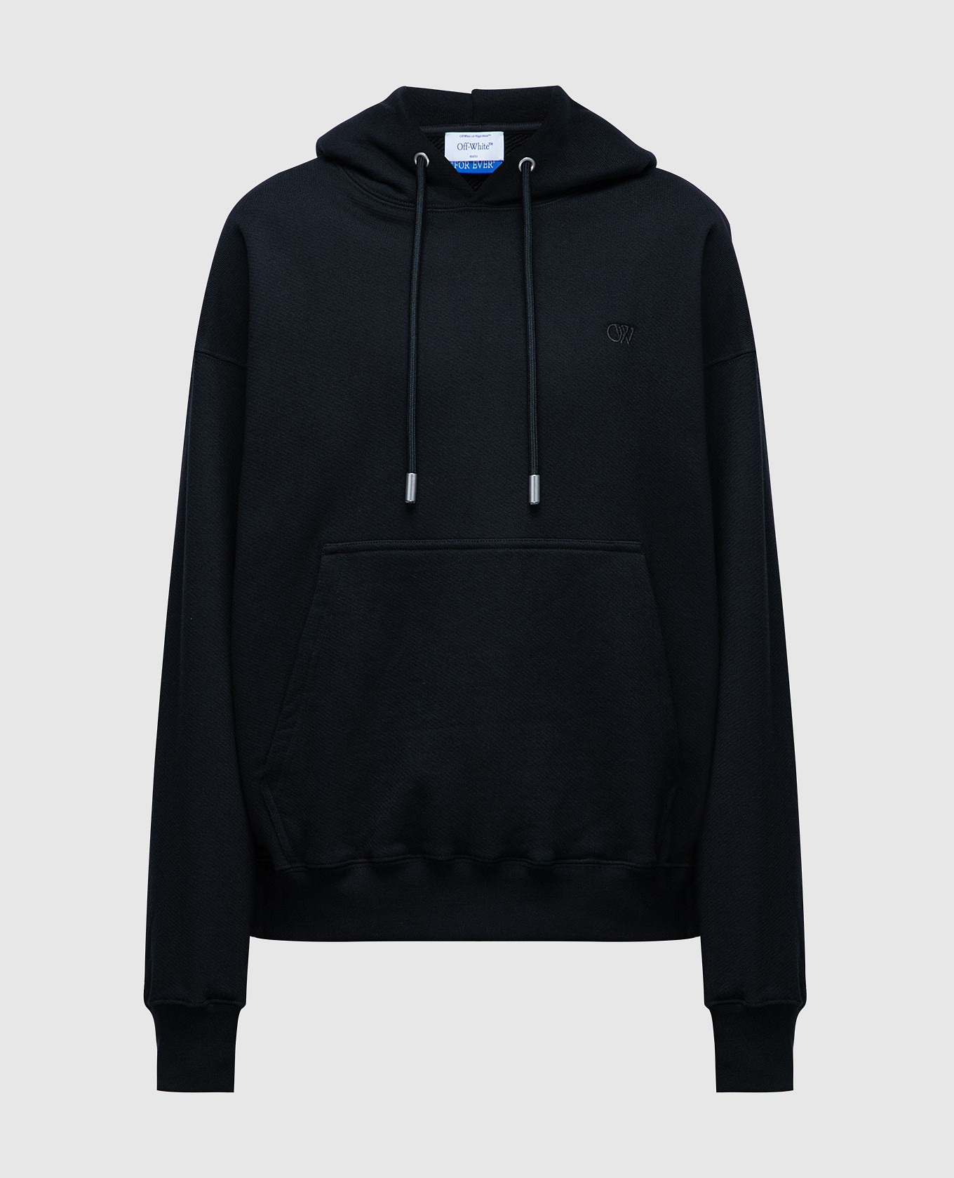 

Black hoodie with logo embroidery Off-White