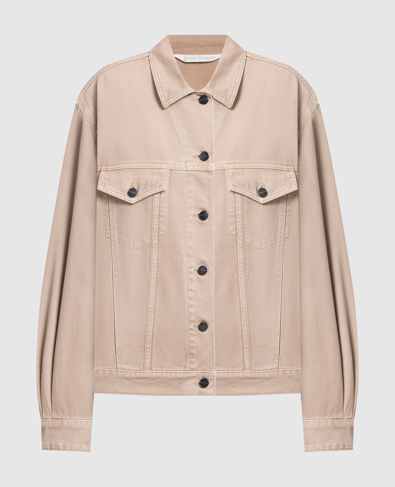 

Beige denim jacket Palm Angels