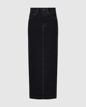 WARDROBE.NYC Black denim maxi skirt W2097PC