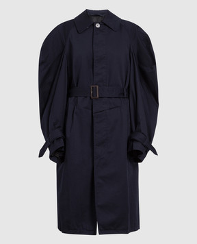 Balenciaga Dark blue trench coat 704550TBP01