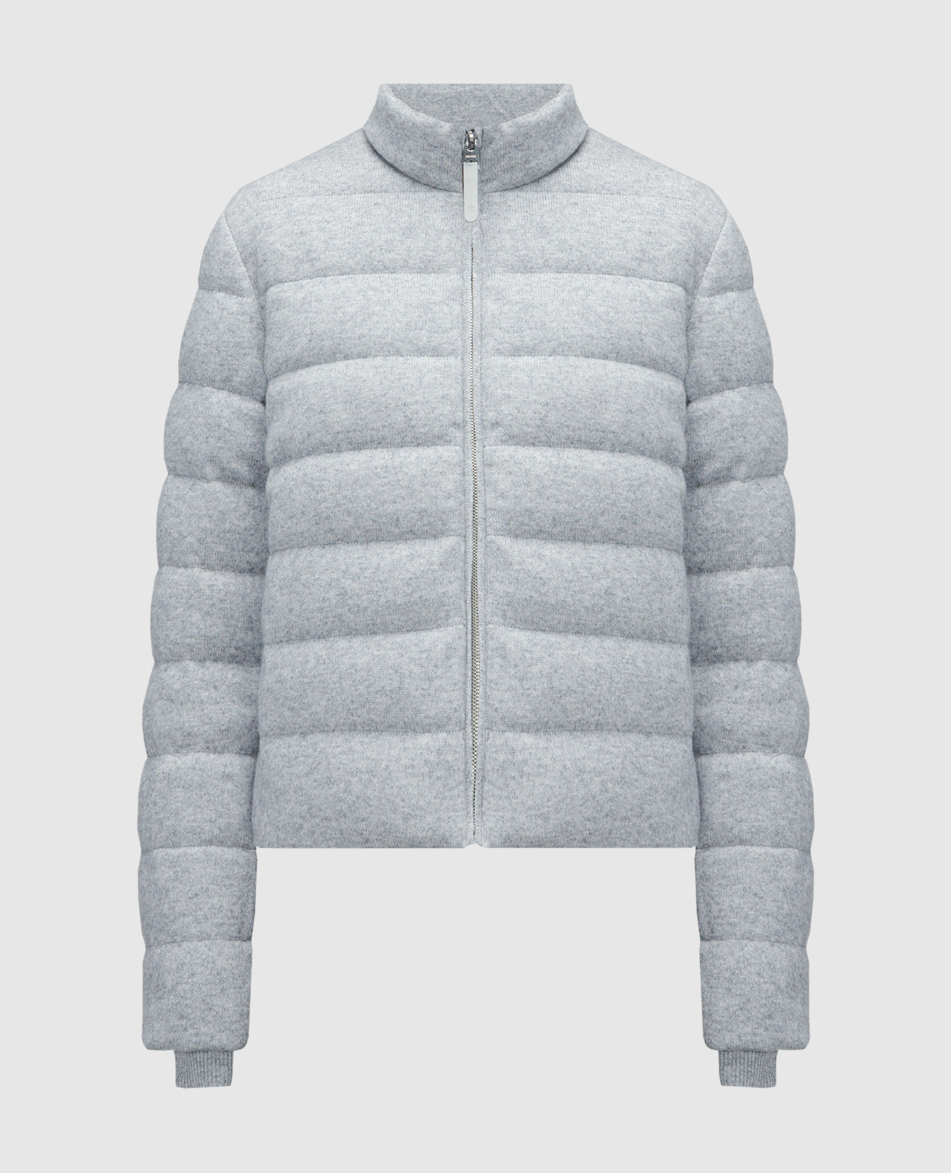 

Melia gray wool and cashmere down jacket with logo embroidery Mackage, Grey