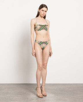 Twinset Swimwear panties in a paisley print 231LMMV66