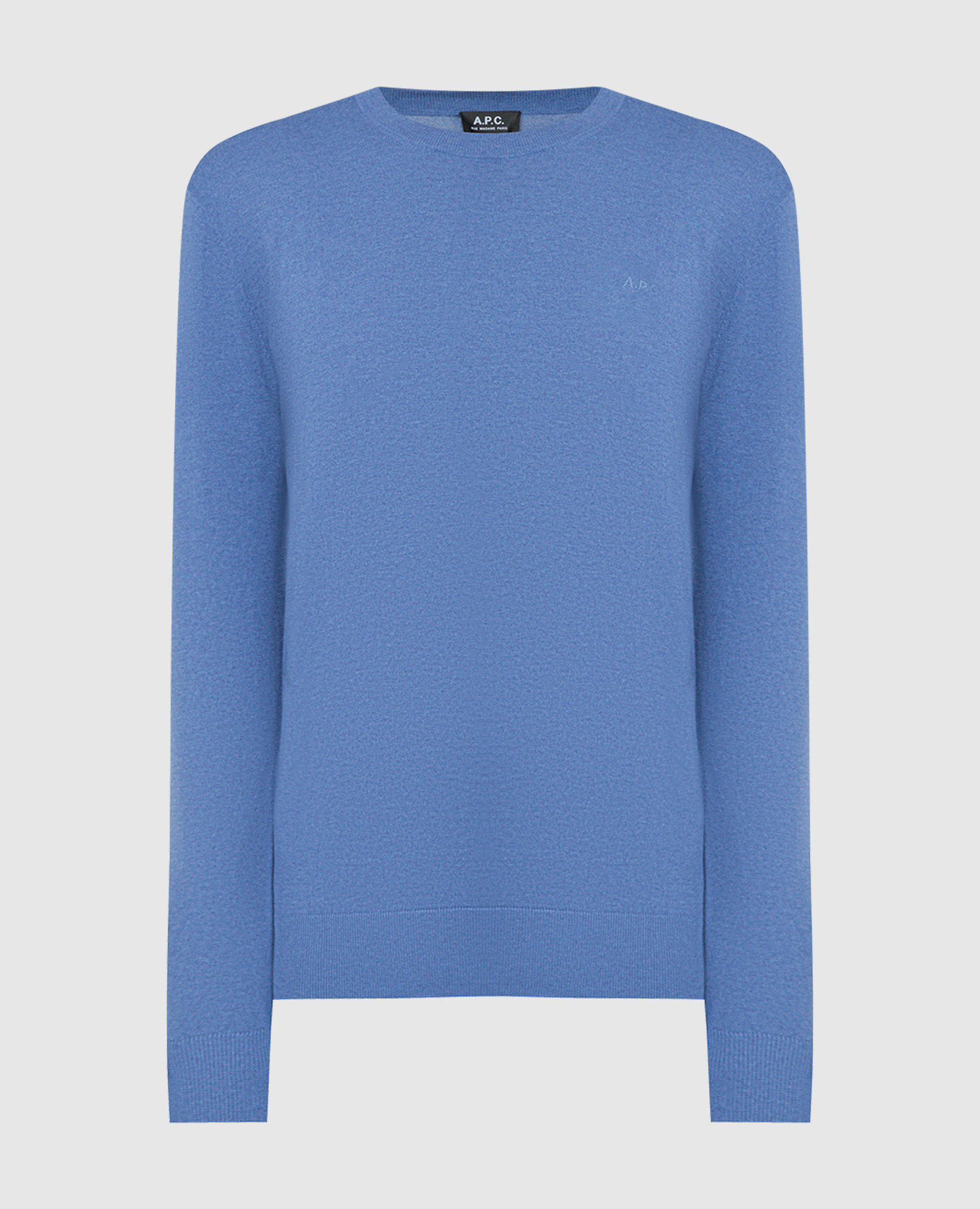 

Blue Juio cashmere jumper with logo embroidery A.P.C, Light blue