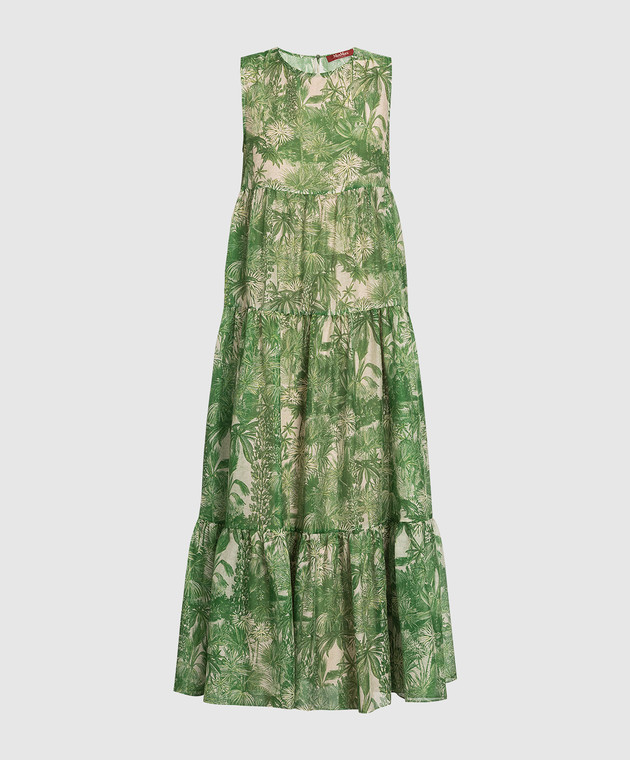 Max Mara - Foce green dress in floral print FOCE - shop with European  delivery at Symbol