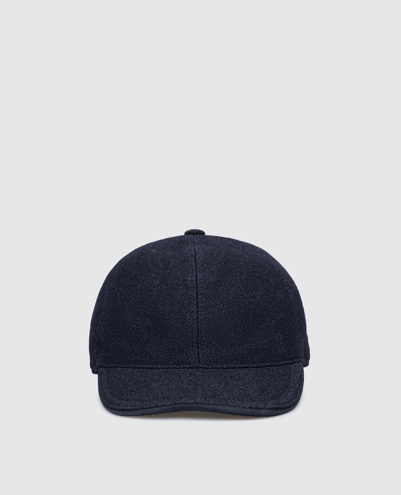 Children's blue cashmere and silk cap stefano ricci