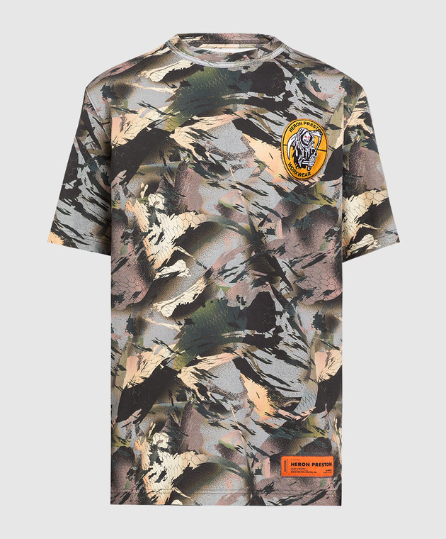 Heron Preston - T-shirt with camouflage print HMAA026S22JER007