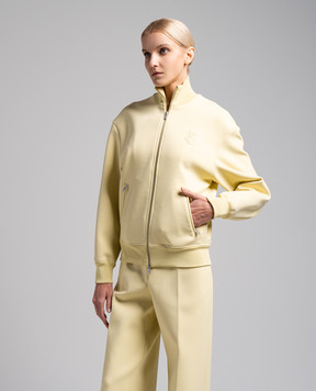 Jil Sander Yellow sports jacket with logo monogram J02HG0101J20054