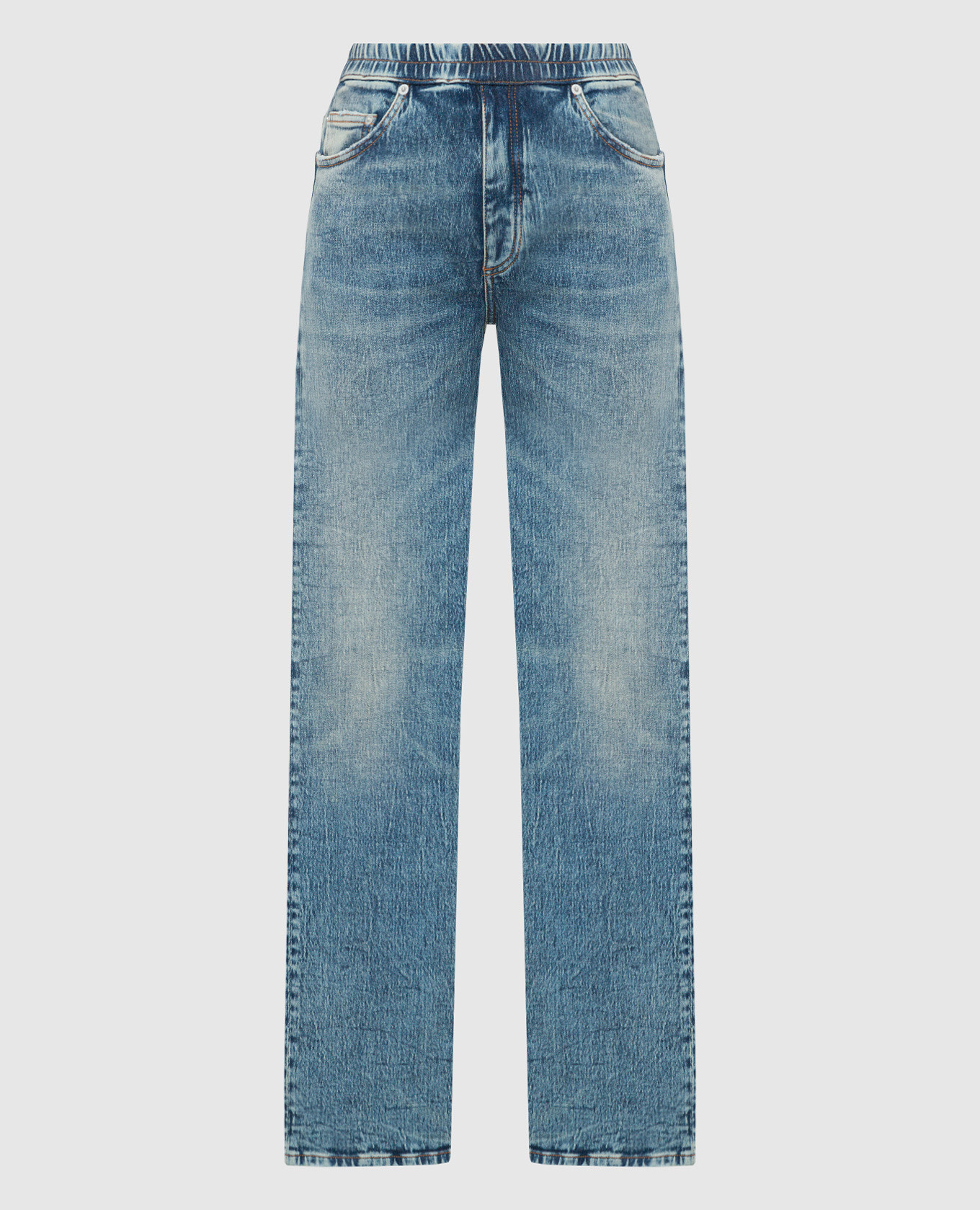 

Blue jeans with a distressed effect Heron Preston
