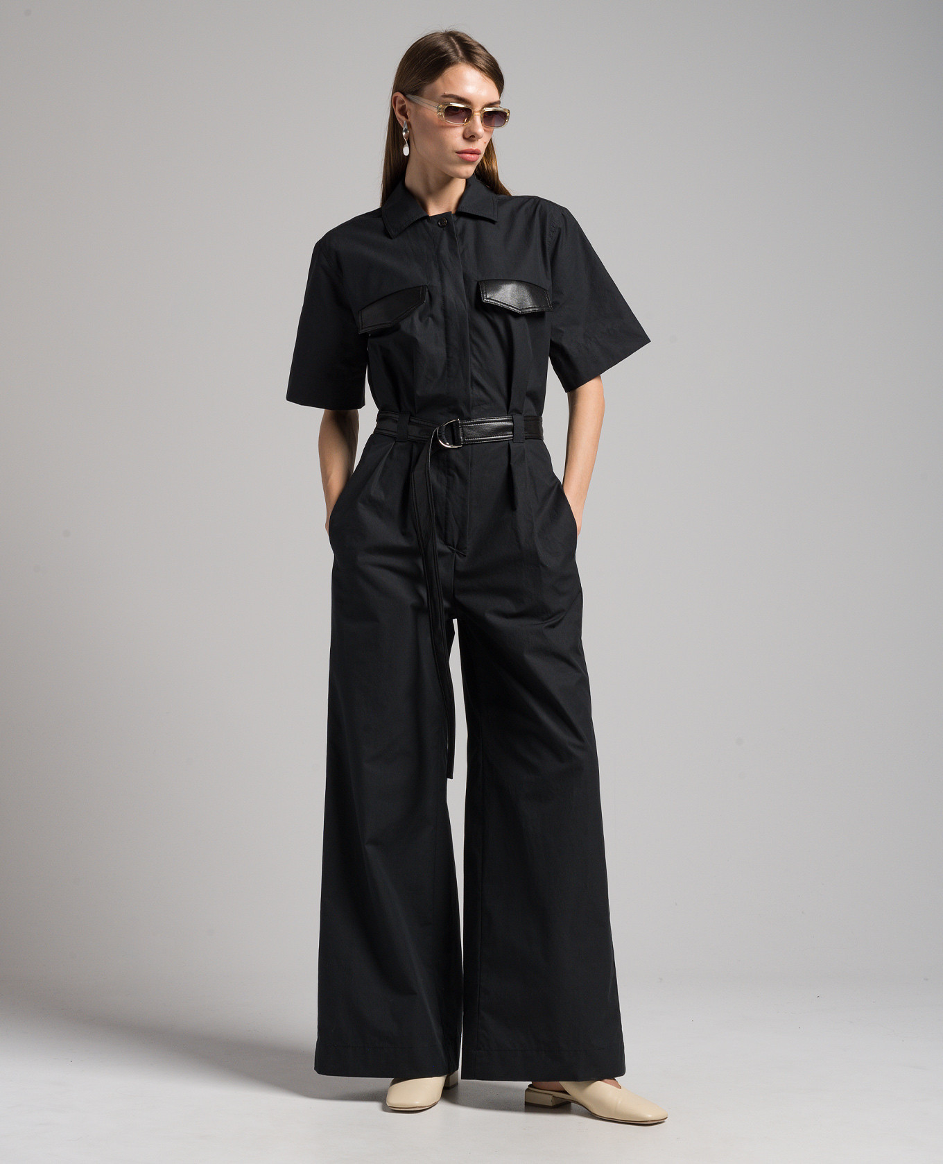 Fabienne black jumpsuit Nanushka 2