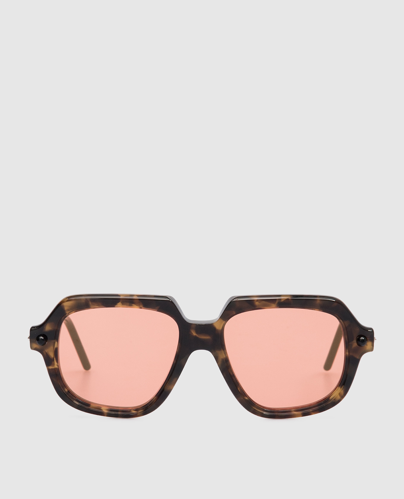 Brown p13 sunglasses with a tortoise shell effect kuboraum
