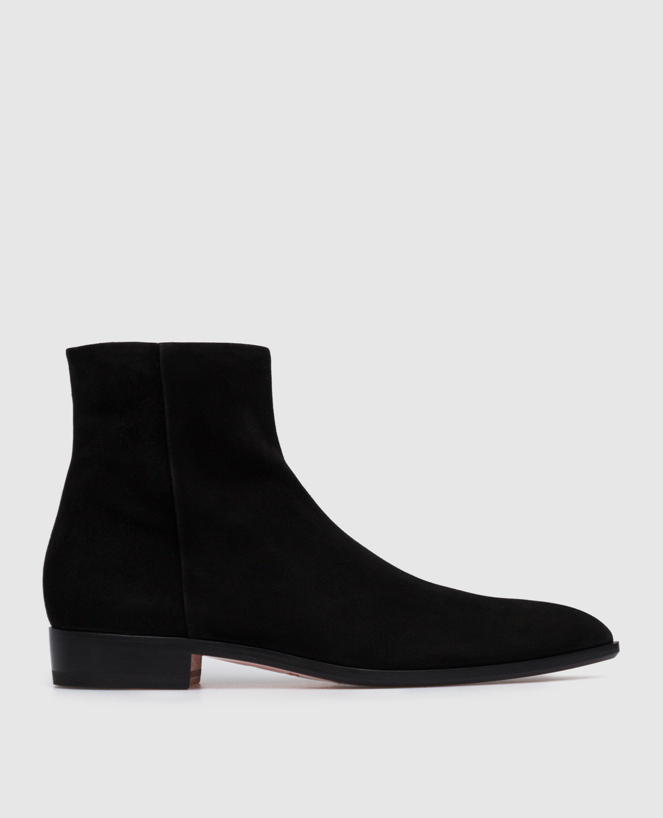 

Suede black boots Santoni