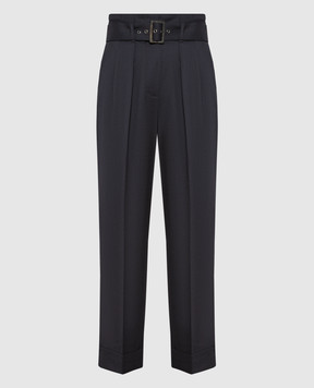 Peserico Blue pants with a high fit P04839A02660