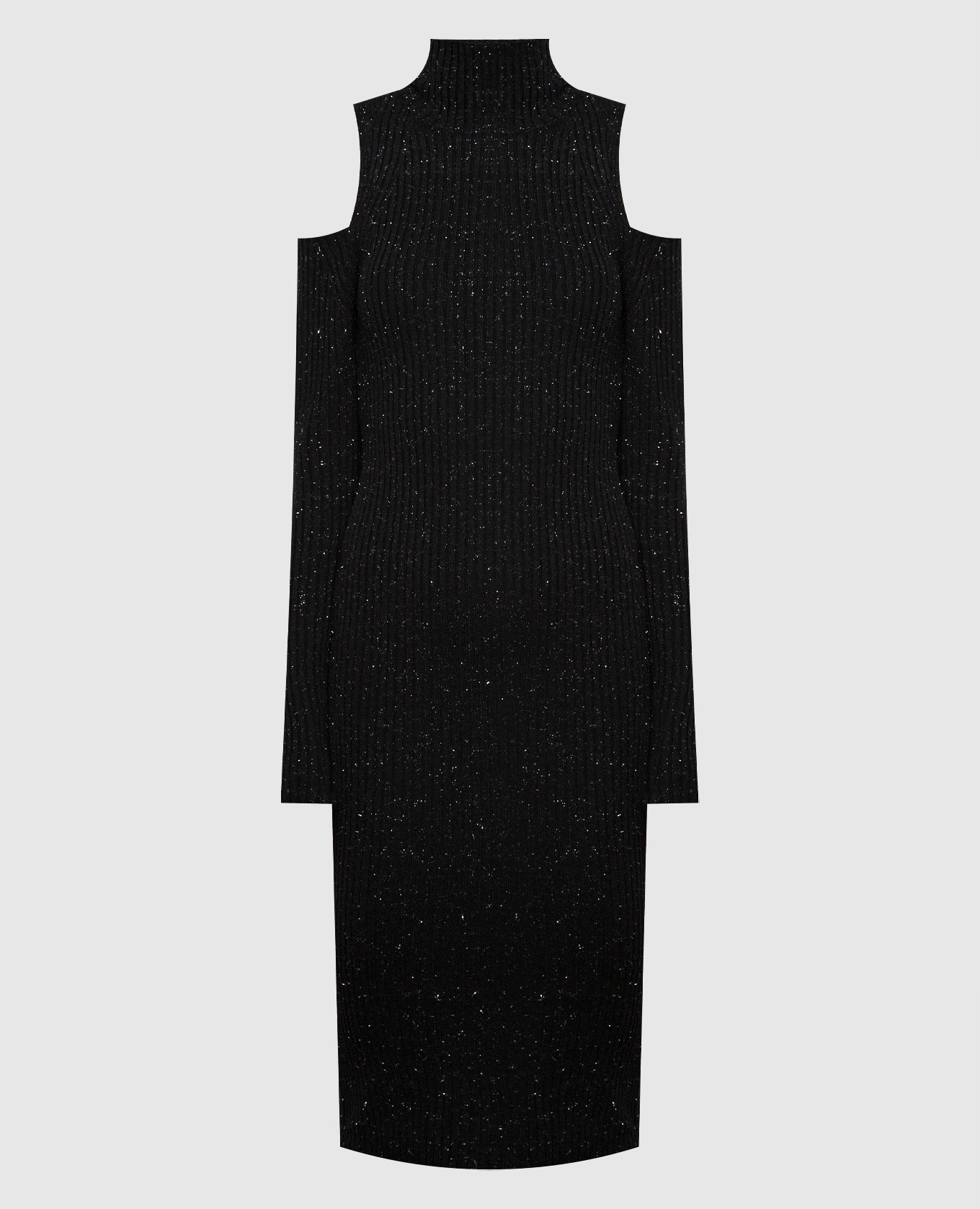 Black dress with lurex in a scar Peserico