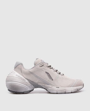 Givenchy Gray suede TK-MX Runner sneakers with a distressed effect BH008MH1M8