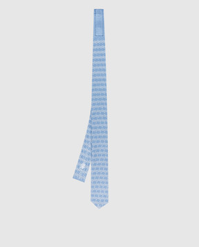 Stefano Ricci Children's blue patterned silk tie YCRMTSR8162