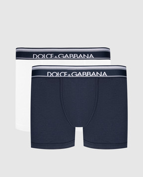 Dolce&Gabbana A set of boxer briefs with a logo pattern M9D76JOUAIG