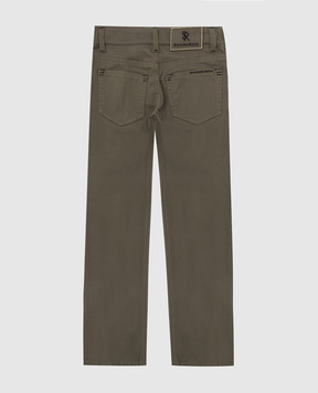 Stefano Ricci Children's olive trousers YFT0400090C5PPT
