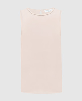 Peserico Beige silk top S08893D07325