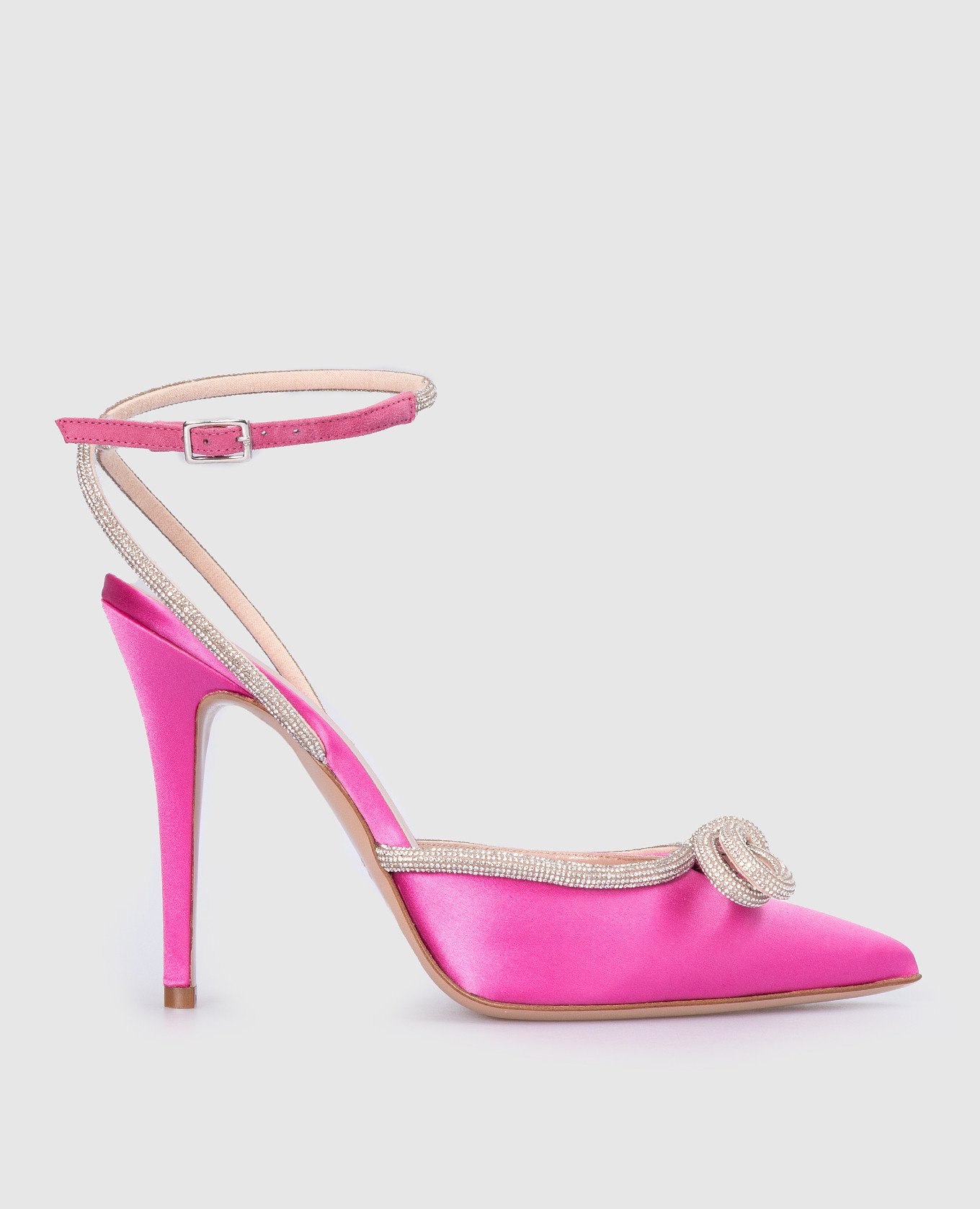 Candy fuchsia crystal sandals babe pay pls
