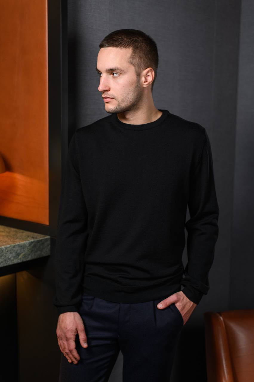 

Black woolen jumper Cashmere&Whiskey