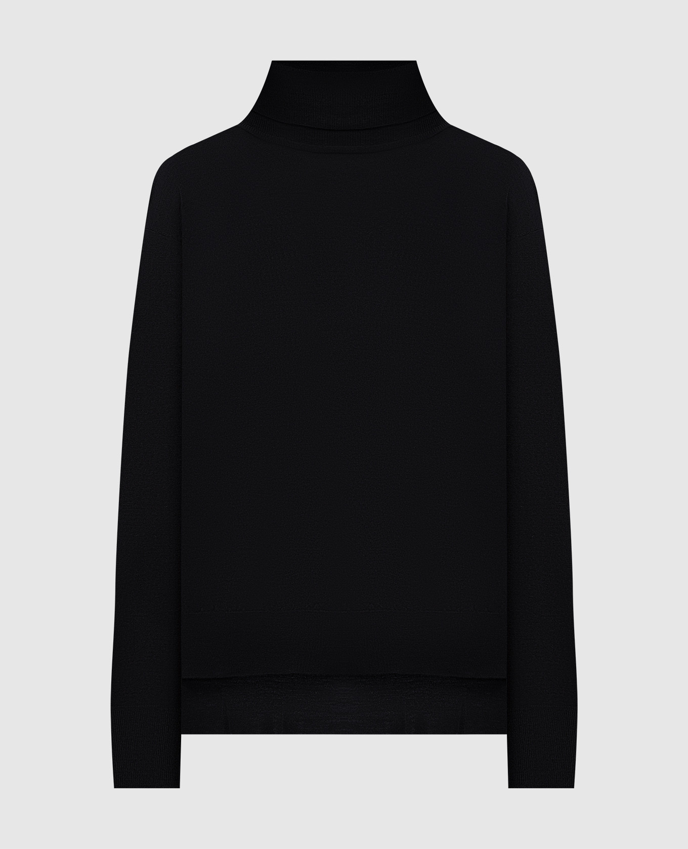 Mallery black wool golf John Smedley