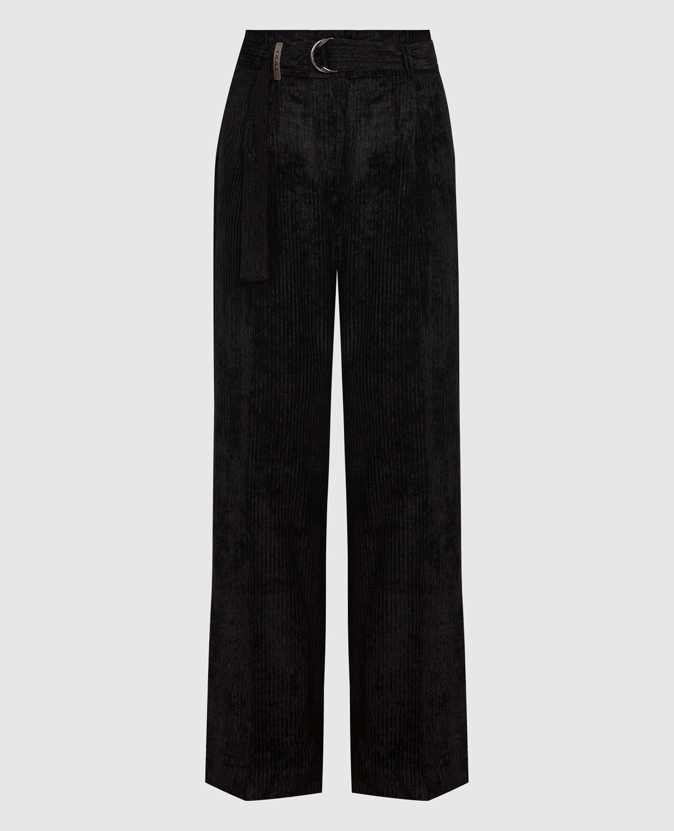 

Black Velor Loose Pants Peserico
