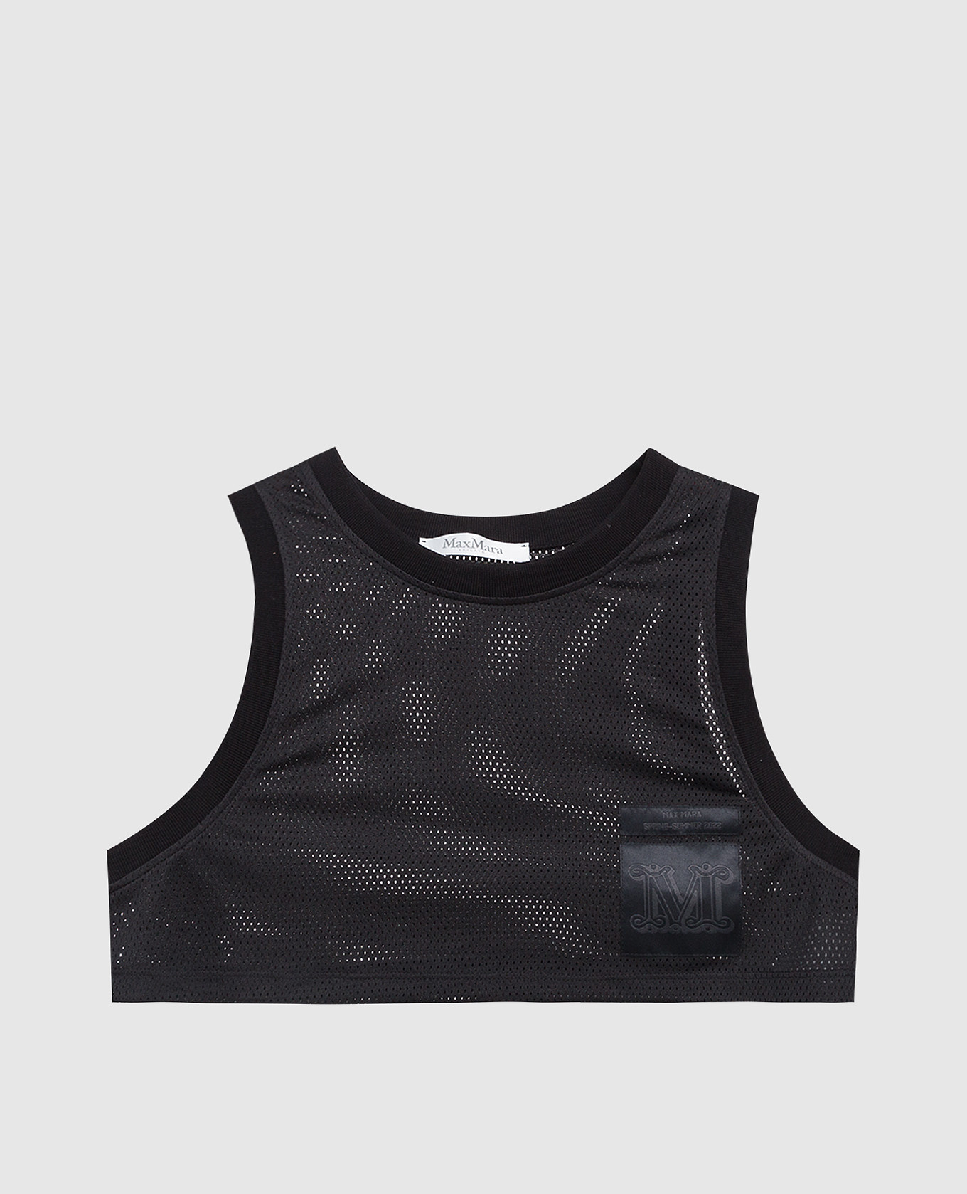 

Black Lacca Perforated Top Max Mara