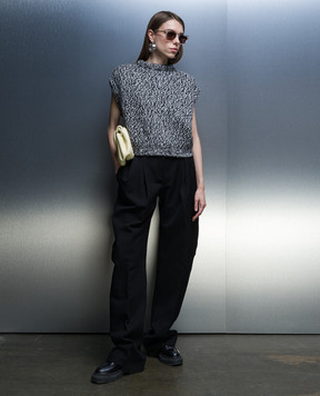 The Attico Black pants 246WCP177W049