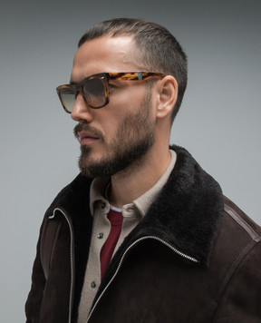 Brunello Cucinelli Folding sunglasses Mr. Brunello with photochromic lenses in collaboration with Oliver Peoples MOCMBC006