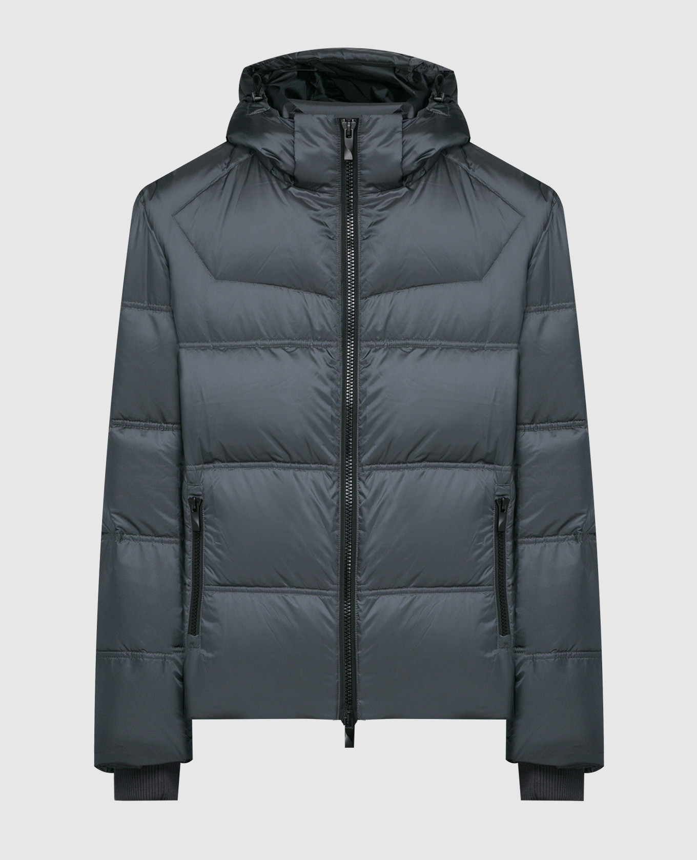 

Gray down jacket with logo Be Florence, Grey