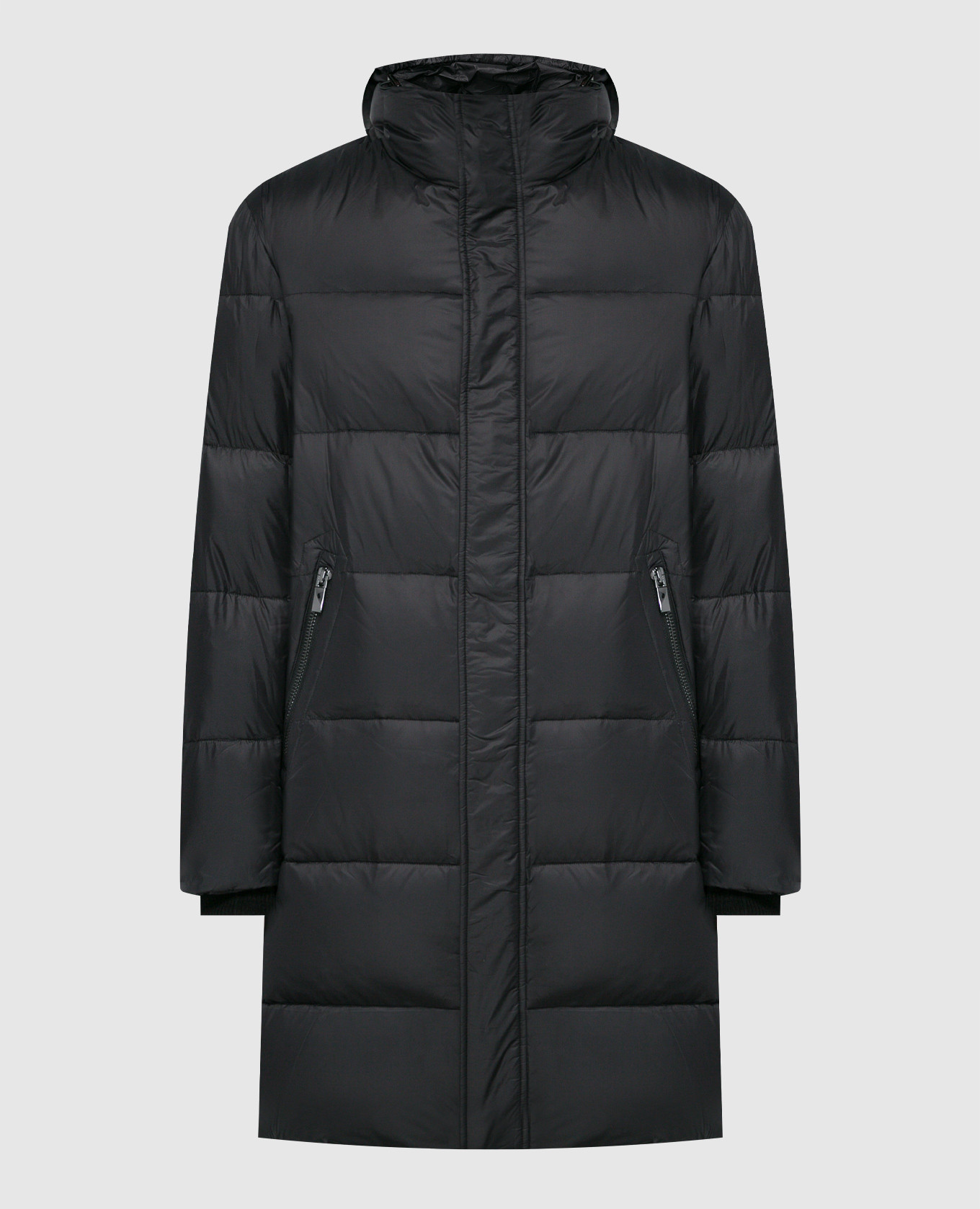

Black down jacket with logo Be Florence, Черный