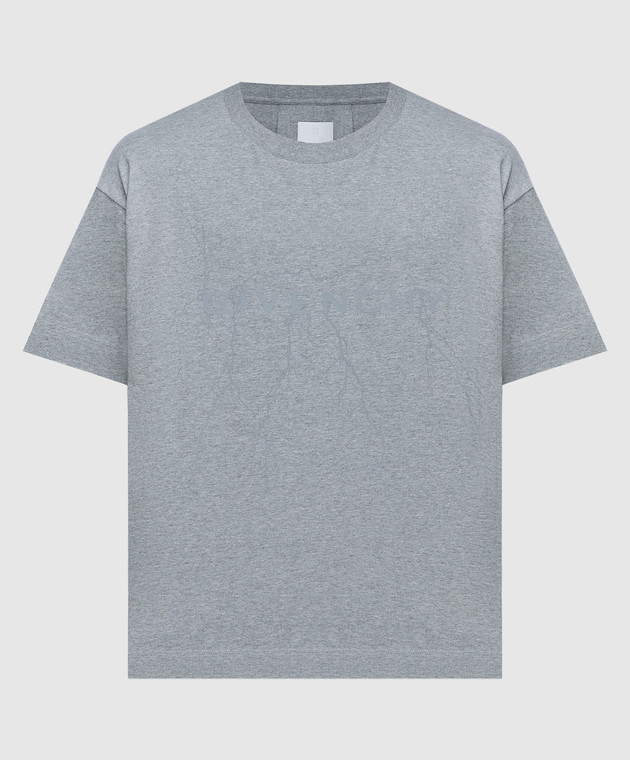 Tシャツ・カットソー Givenchy BM71KQ3YJ9 T-shirt Buy Givenchy Short-Sleeves T-Shirt 'Light Grey Melange
