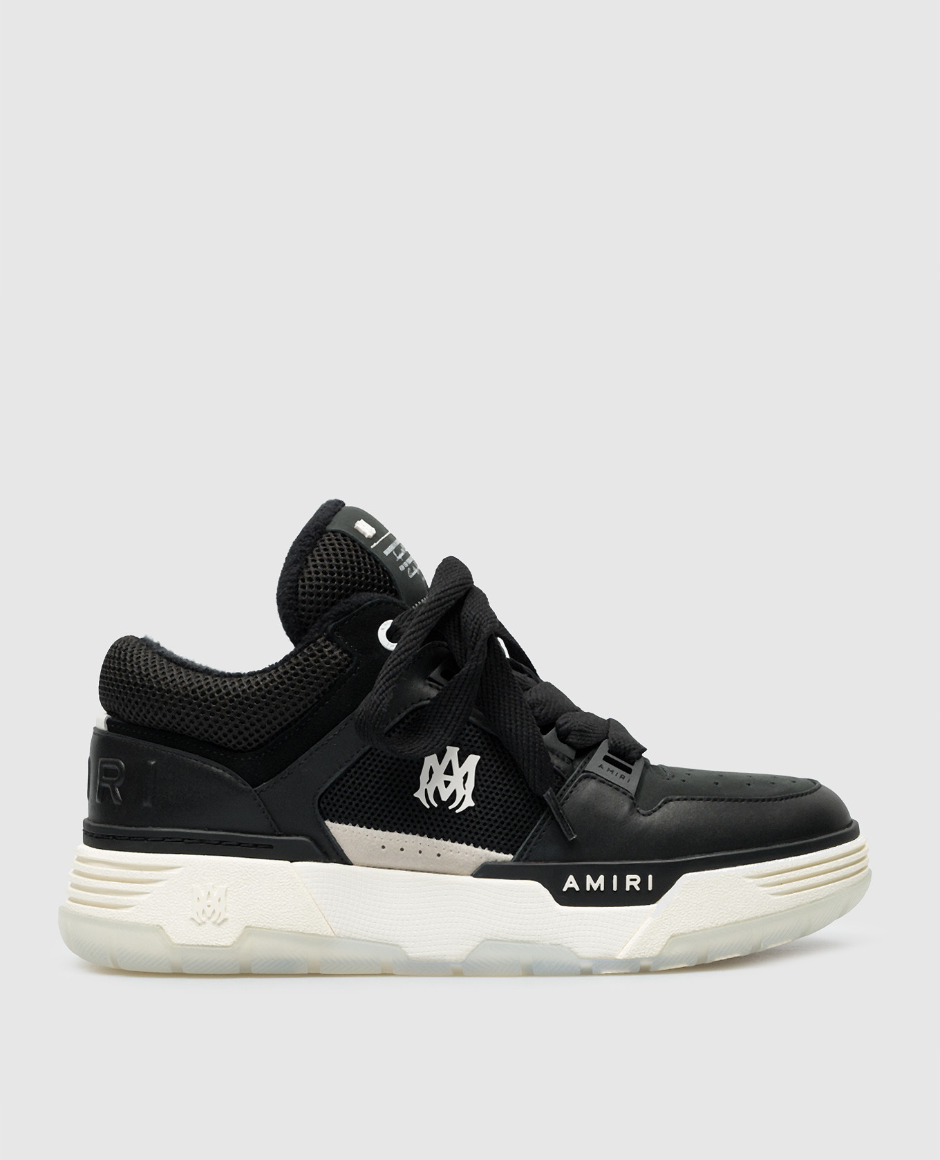 AMIRI - Black MA-1 combo sneakers with logo AW23MFS009