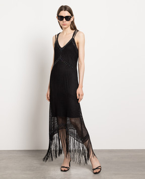Twinset Black openwork dress 231TT3071