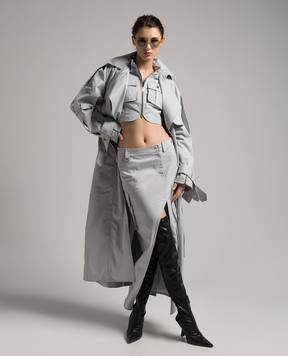 Materiel Gray vest MRE24N1997BLLG