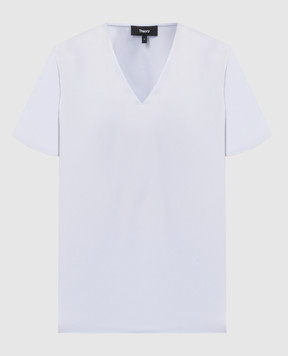 Theory Blue silk blouse N1102507