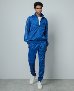 Dolce&Gabbana Blue sweatpants with logo GZ45ATHU7B0