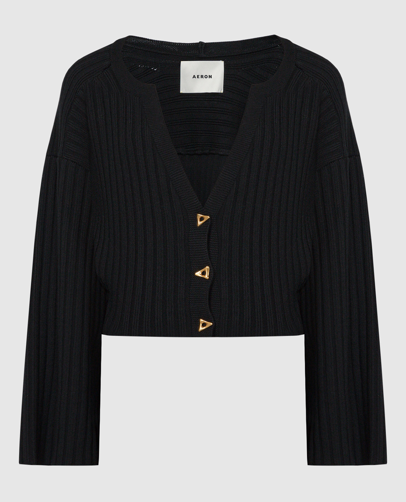 

Black cardigan MORROW with a scar AERON, Черный
