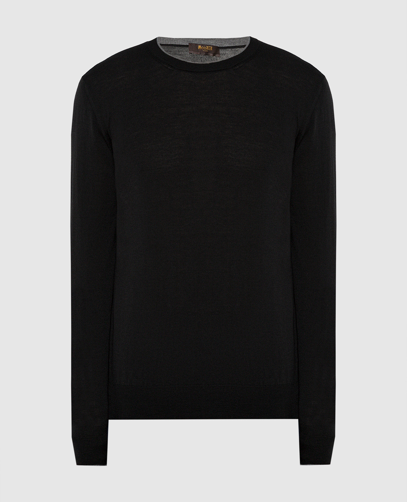 

Black woolen jumper MooRER