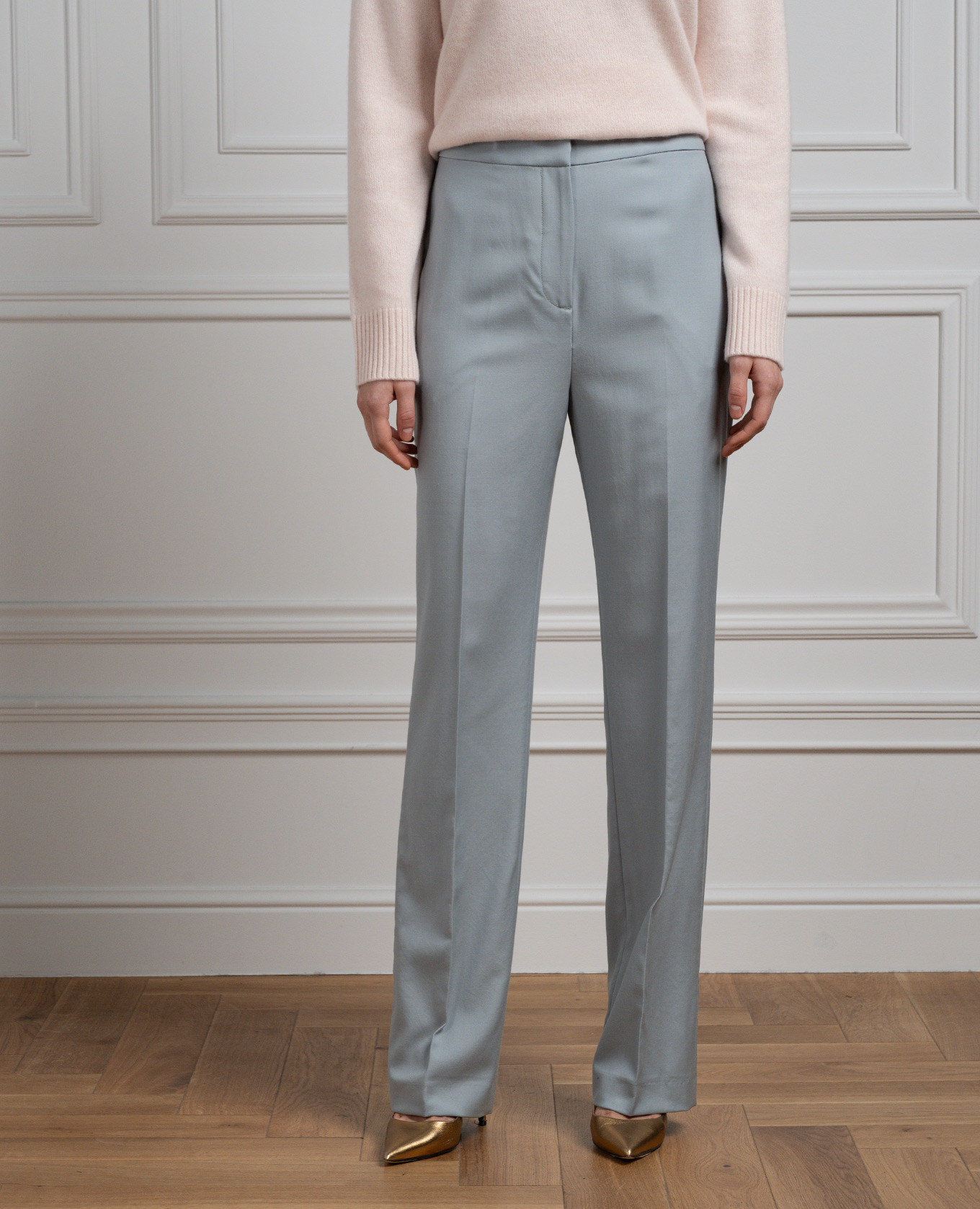 

Blue pants MAIA made of wool Lou Lou Studio, Light blue