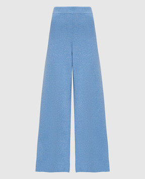 Ballantyne Blue wide trousers made of wool B1T0607W114